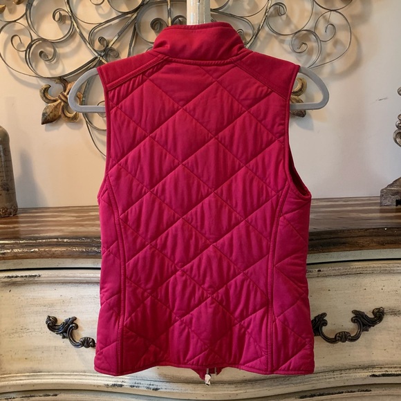 Ralph Lauren Polo Burgundy Quilted Vest - Picture 2 of 3